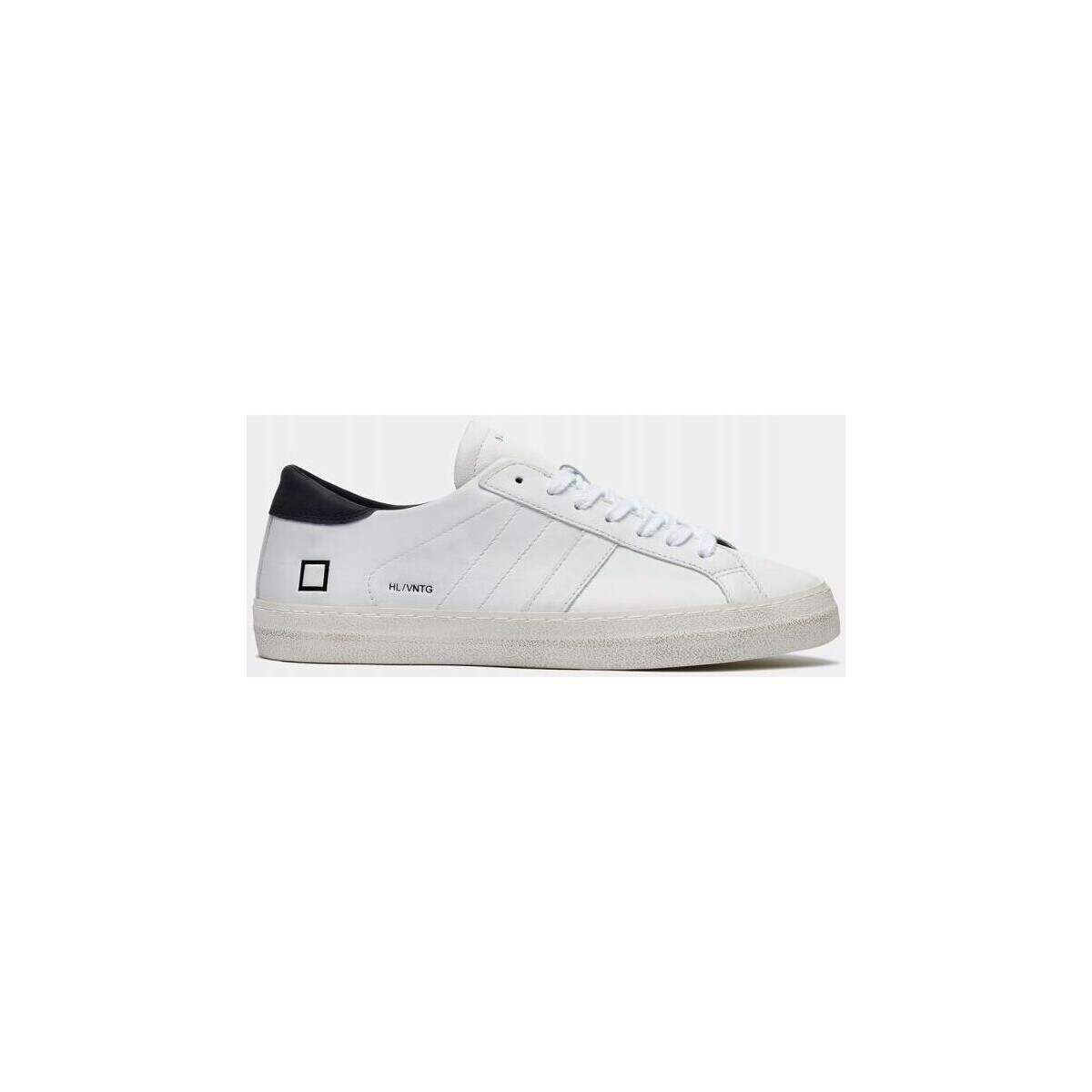 Schuhe Herren Sneaker Date M391-HL-VC-WB HILL LOW VINTAGE-WHITE/BLACK Weiss