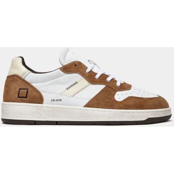 Schuhe Herren Sneaker Date M391-C2-NT-HC COURT 2.0-NATURAL WHITE CAMEL Weiss