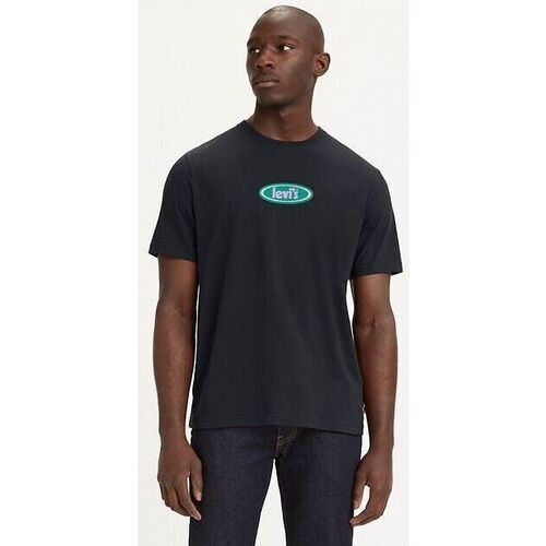 Kleidung Herren T-Shirts & Poloshirts Levi's 16143 1053 - RELAXED TEE-BLACK Schwarz