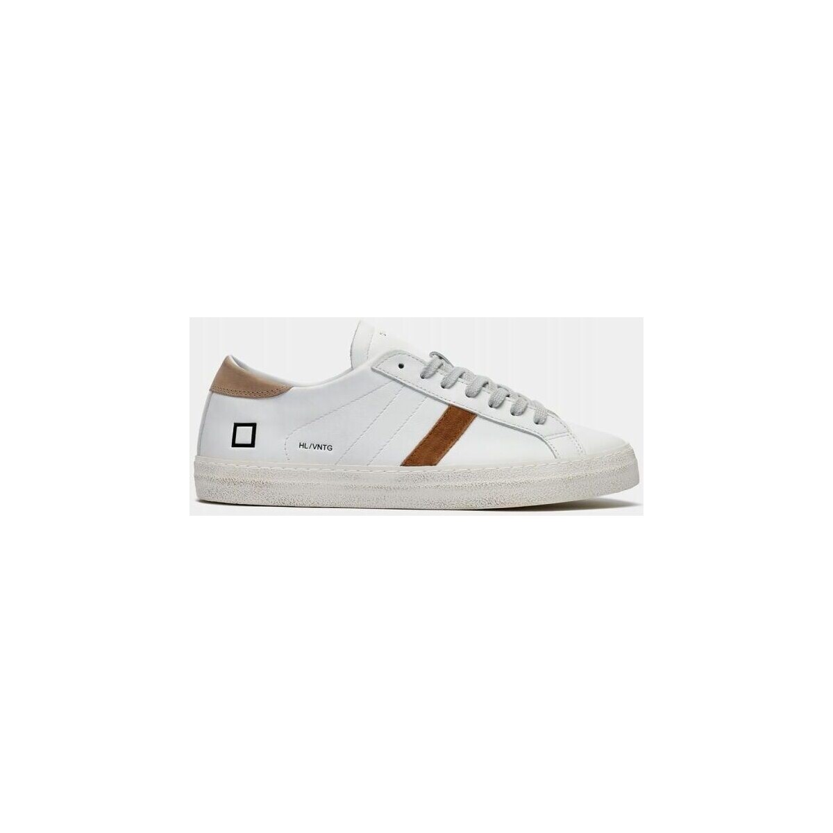 Schuhe Herren Sneaker Date M391-HL-VC-HB HILL LOW VINTAGE-WHITE/BEIGE Weiss