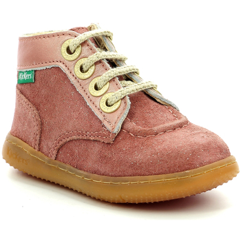 Schuhe Mädchen Boots Kickers Kickbonzip Rosa