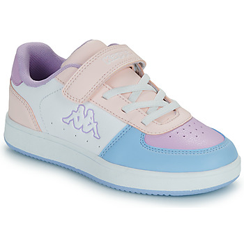 Schuhe Mädchen Sneaker Low Kappa MALONE KID Weiss / Rosa / Blau
