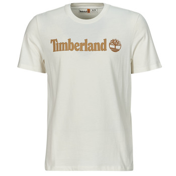 Timberland Linear Logo Short Sleeve Tee Weiss