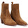 Schuhe Damen Low Boots Alpe 2581 Braun