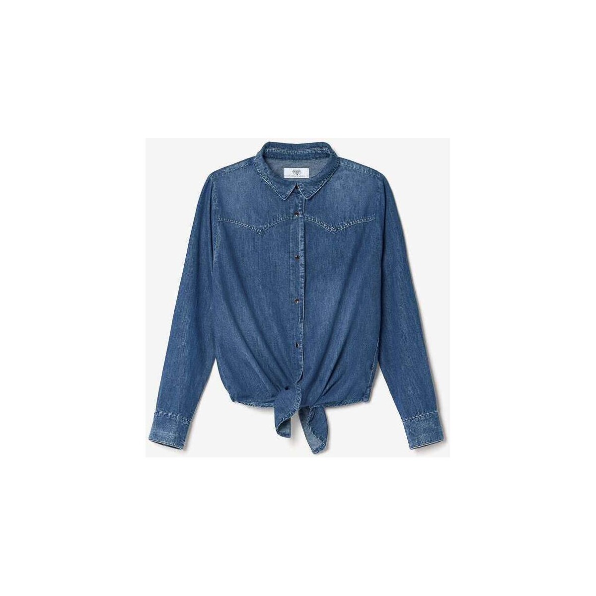 Kleidung Damen Hemden Le Temps des Cerises Hemd aus denim FELIXA Blau