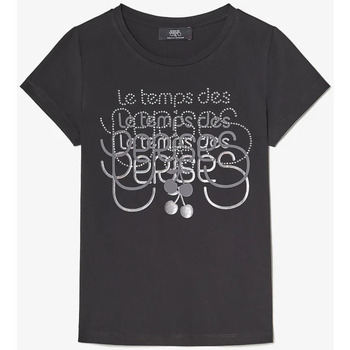 Kleidung Mädchen T-Shirts & Poloshirts Le Temps des Cerises T-shirt CORINAGI Schwarz