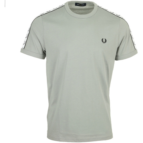 Kleidung Herren T-Shirts Fred Perry Taped Ringer Grau