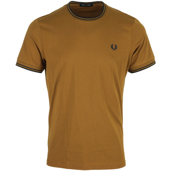 Kleidung Herren T-Shirts Fred Perry Twin Tipped Braun