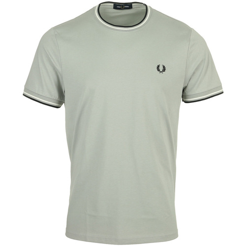 Kleidung Herren T-Shirts Fred Perry Twin Tipped Grau