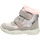 Schuhe Mädchen Stiefel Superfit Klettstiefel Glacier 1-009226-2500 Grau