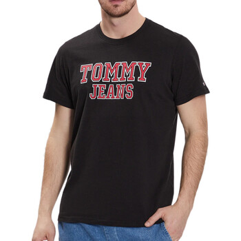 Kleidung Herren T-Shirts & Poloshirts Tommy Hilfiger DM0DM16405 Schwarz