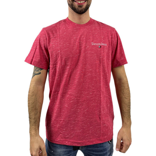 Kleidung Herren T-Shirts Tommy Hilfiger DM0DM16322 Rot