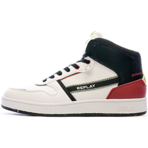 Schuhe Herren Sneaker High Replay RZ1G0031S Weiss