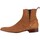 Schuhe Herren Klassische Stiefel Jeffery-West Chelsea-Stiefel aus Wildleder Braun