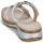 Schuhe Damen Pantoffel Ara Hawaii 2.0 Naturfarben / Silbern