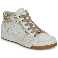 Schuhe Damen Sneaker High Ara ROM-ST-HIGH-SOFT Weiss / Gold