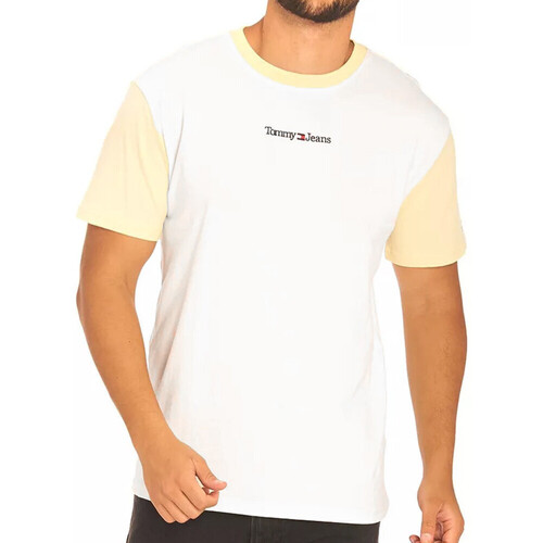 Kleidung Herren T-Shirts & Poloshirts Tommy Hilfiger DM0DM16323 Weiss