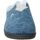 Schuhe Damen Hausschuhe Calz. Roal R12013 Blau