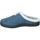 Schuhe Damen Hausschuhe Calz. Roal R12013 Blau