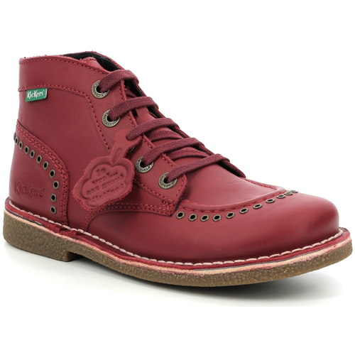 Schuhe Damen Boots Kickers Legendiknew Rot
