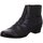 Schuhe Damen Stiefel Regarde Le Ciel Stiefeletten Glove Black Piombo STEFANY 172 Schwarz