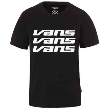 Kleidung Damen T-Shirts & Poloshirts Vans VN0A7W7BLK1 TRIFECA-BLACK Schwarz