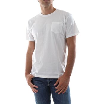 Kleidung Herren T-Shirts & Poloshirts Bomboogie TM6344 T JORG-01 OFF WHITE Weiss
