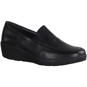 Schuhe Damen Slipper Semler J7255-001 Schwarz