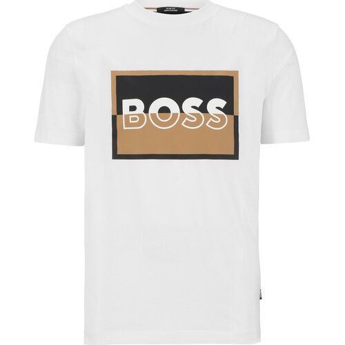 Kleidung Herren T-Shirts BOSS  Weiss