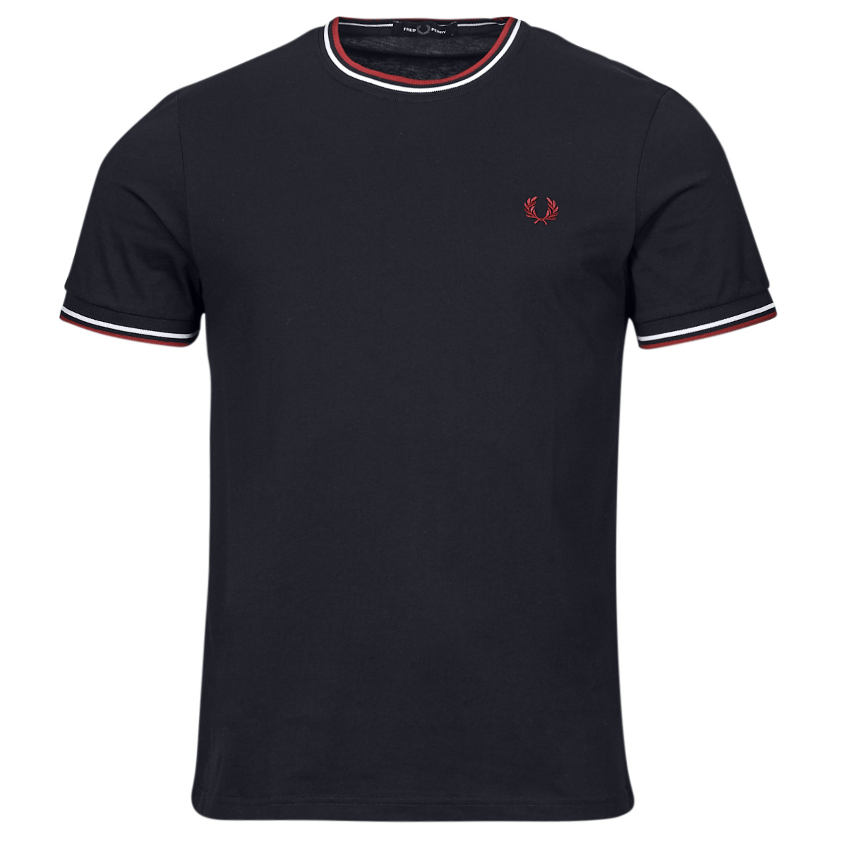 Kleidung Herren T-Shirts Fred Perry TWIN TIPPED T-SHIRT Marine