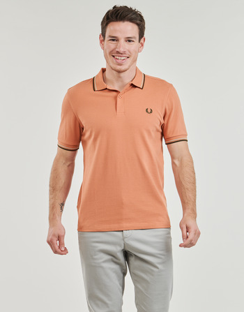 Fred Perry TWIN TIPPED FRED PERRY SHIRT Korallenrot