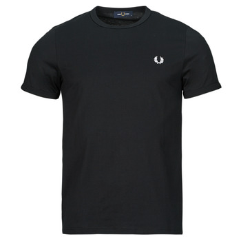 Fred Perry RINGER T-SHIRT Schwarz