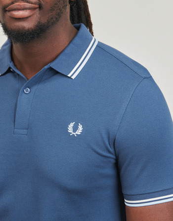 Fred Perry TWIN TIPPED FRED PERRY SHIRT Blau / Weiss