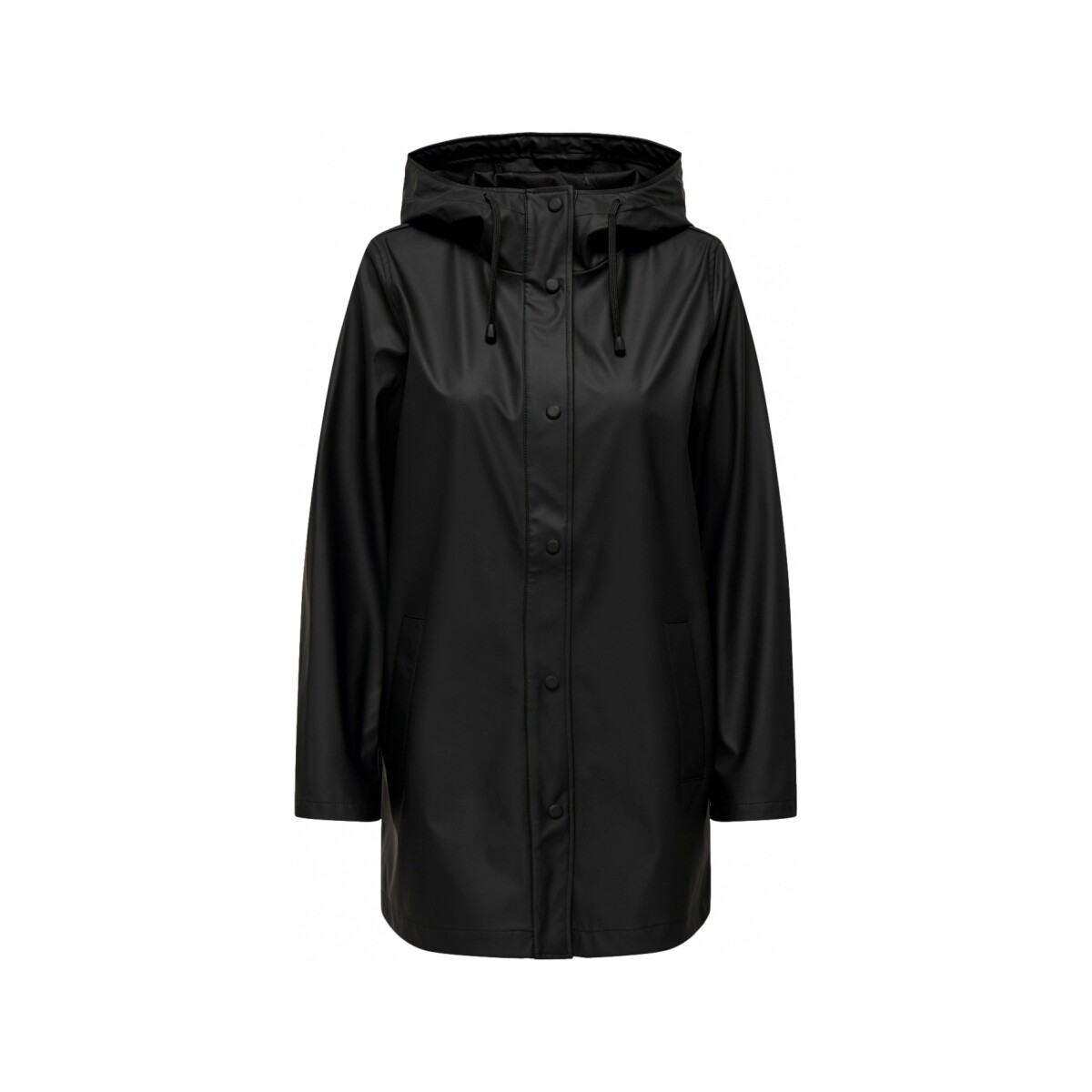 Kleidung Damen Mäntel Only New Ellen Raincoat - Black Schwarz