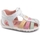 Schuhe Kinder Sandalen / Sandaletten Pablosky Baby 025507 B - Olimpo Blanco Weiss
