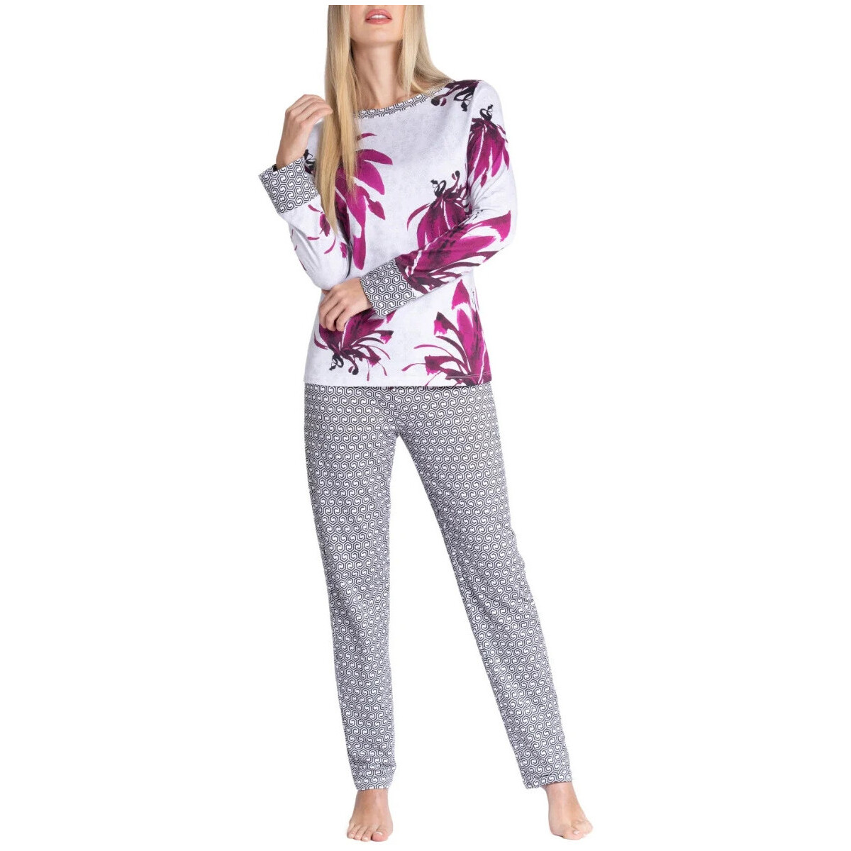 Kleidung Damen Pyjamas/ Nachthemden Impetus Woman 8551M1800 GY006 Rosa