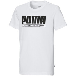 Kleidung Jungen T-Shirts & Poloshirts Puma 847373-02 Weiss