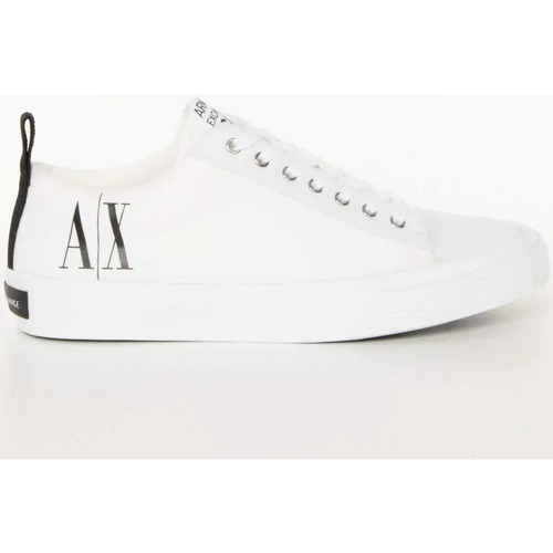 Schuhe Herren Sneaker Low EAX luxe AX Weiss