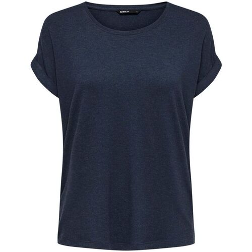 Kleidung Damen T-Shirts & Poloshirts Only 15106662 MONSTER-NAVY BLAZER Blau