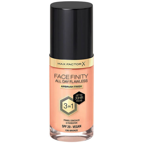 Beauty Damen Make-up & Foundation  Max Factor Facefinity 3in1 Primer, Concealer & Foundation 80-bronze 