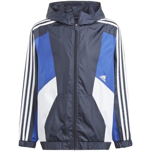 Kleidung Jungen Jacken adidas Originals Sport U 3S CB WB,LEGINK/SELUBL/WHITE HR6325 Blau