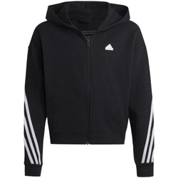 Kleidung Jungen Sweatshirts adidas Originals Sport G FI 3S FZ,BLACK/WHITE IC0118 Schwarz