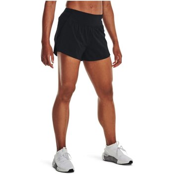 Kleidung Damen Shorts / Bermudas Under Armour Sport Flex Woven 2-in-1 Short-BLK 1376936 001 Schwarz
