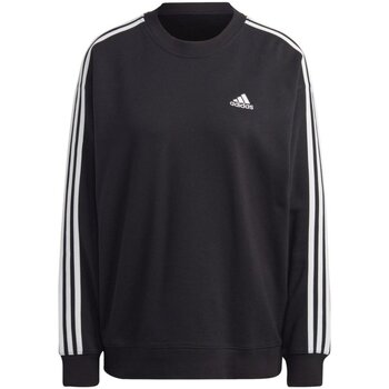 Kleidung Damen Sweatshirts adidas Originals Sport W 3S FT SWT,BLACK/WHITE IC8766 Schwarz