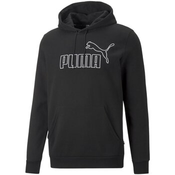 Kleidung Herren Pullover Puma Sport ESS Elevated Hoodie FL 849888 001 Schwarz