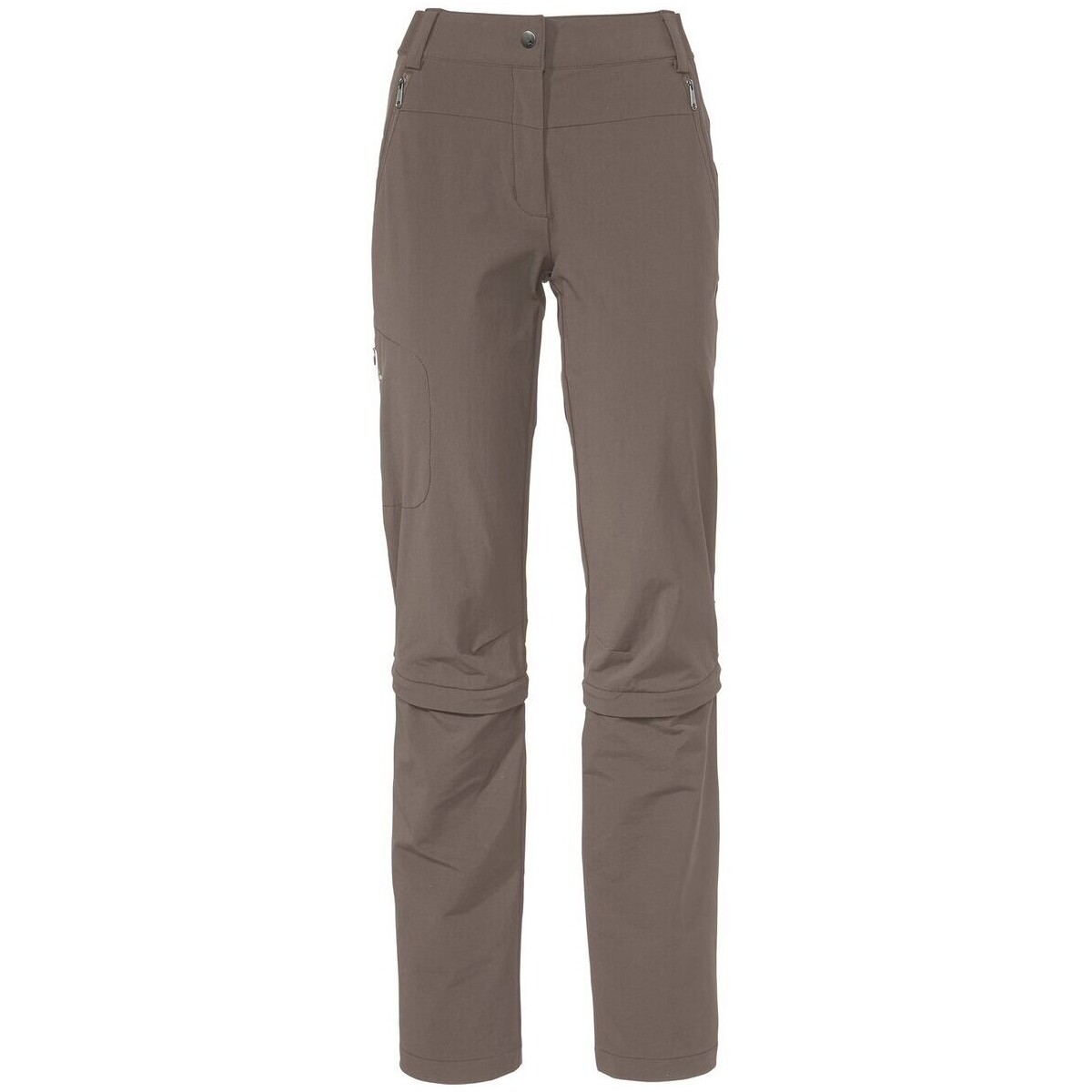 Kleidung Jungen Shorts / Bermudas Vaude Sport Wo Farley Stretch Capri T-Zip Pants 42616 Braun