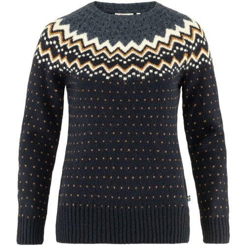 Kleidung Damen Sweatshirts Fjallraven Sport Övik Knit Sweater W 89941 555 Blau