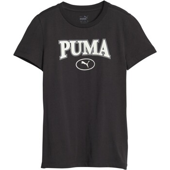 Kleidung Mädchen T-Shirts Puma 219619 Schwarz