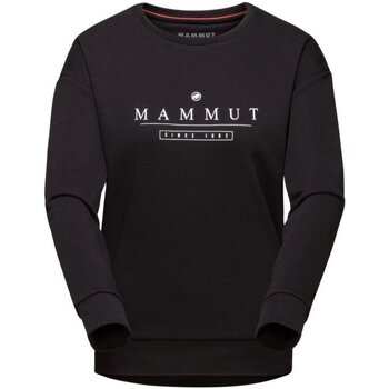 Kleidung Damen Sweatshirts Mammut Sport  Core ML Crew Neck Women Logo 1014-04070 0001 Schwarz