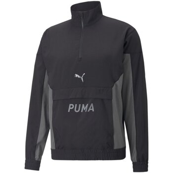 Kleidung Herren Jacken Puma Sport  Fit Woven 1/2 Zip 522129 001 Schwarz